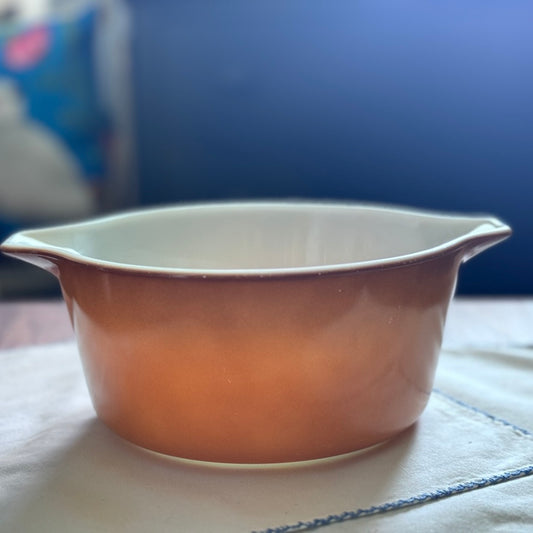 Pyrex Old Orchard Pattern Casserole Dish