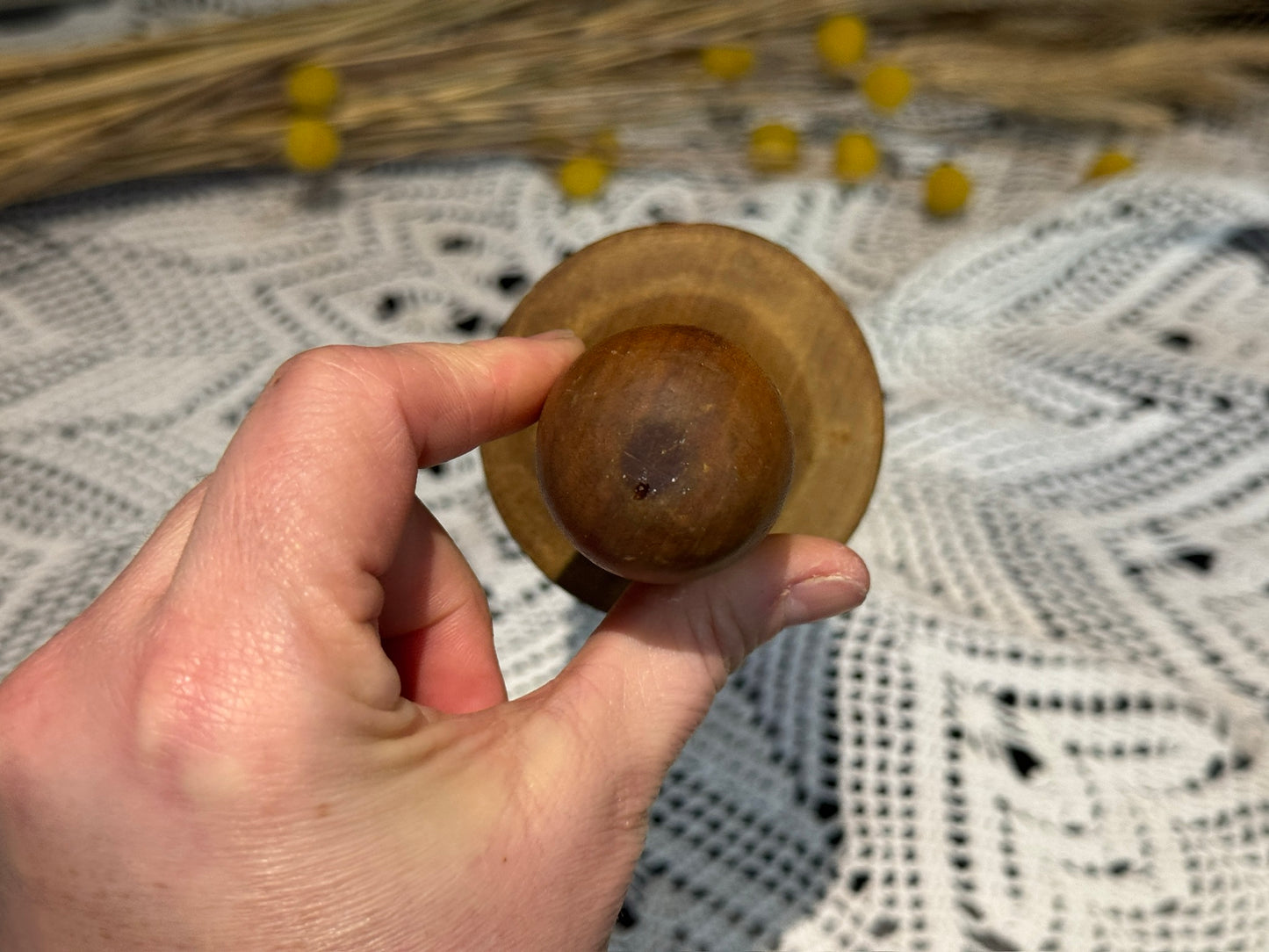 One Piece Wood Rolling Pin