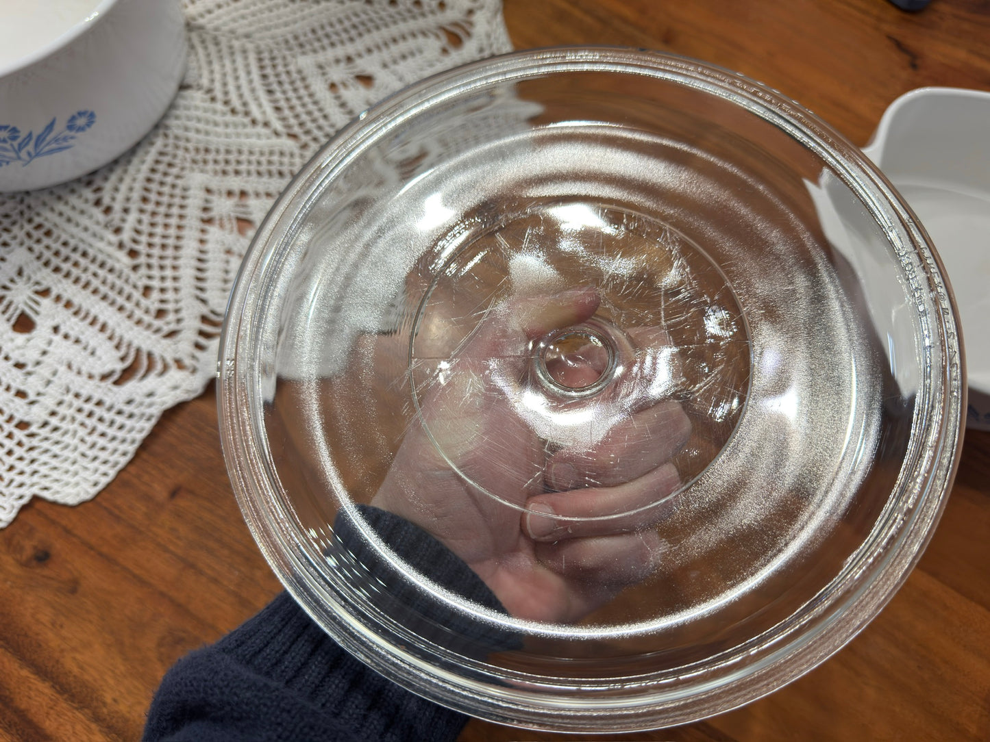 Corning Ware Blue Cornflower RANGETOPPERS