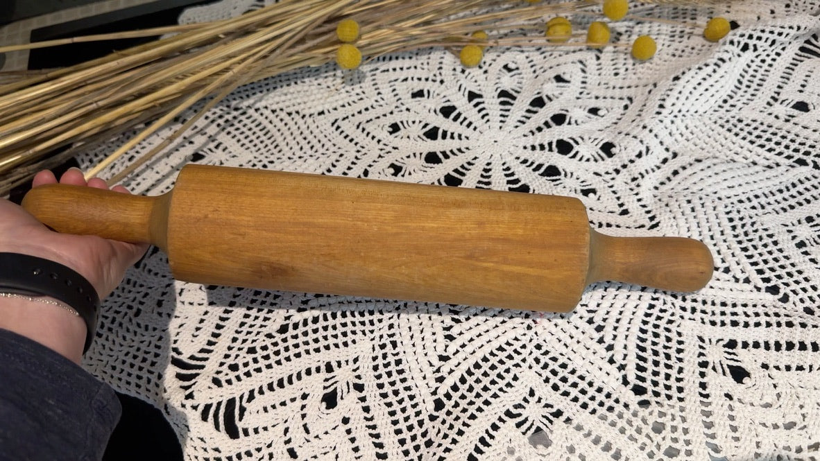 One Piece Wood Rolling Pin