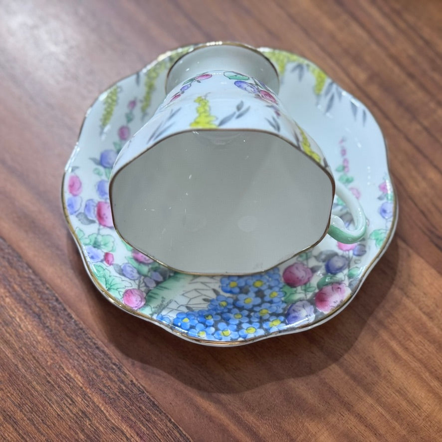 Foley Bone China Teacups and Saucers