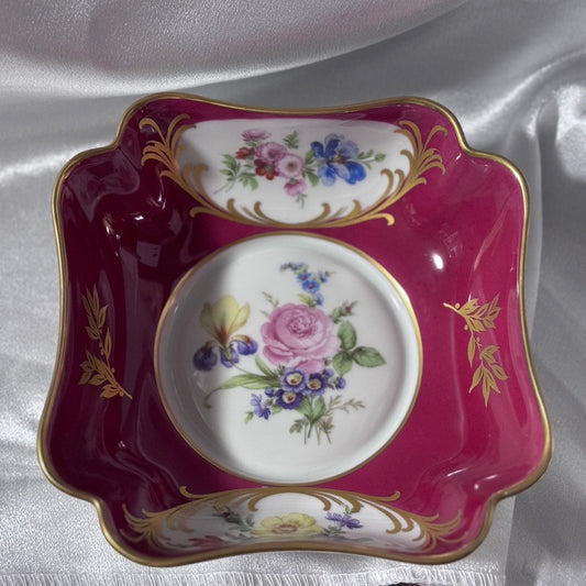 Limoges France Square Bowl