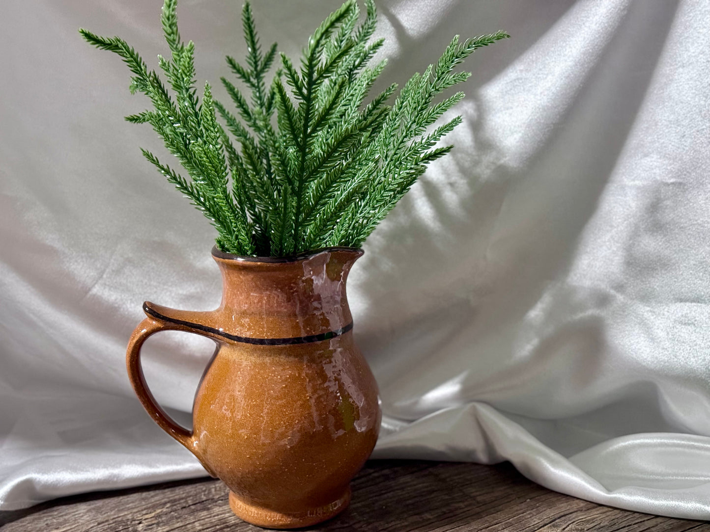 Franciscan Interpace England Terracotta Stoneware Pitcher/Jug