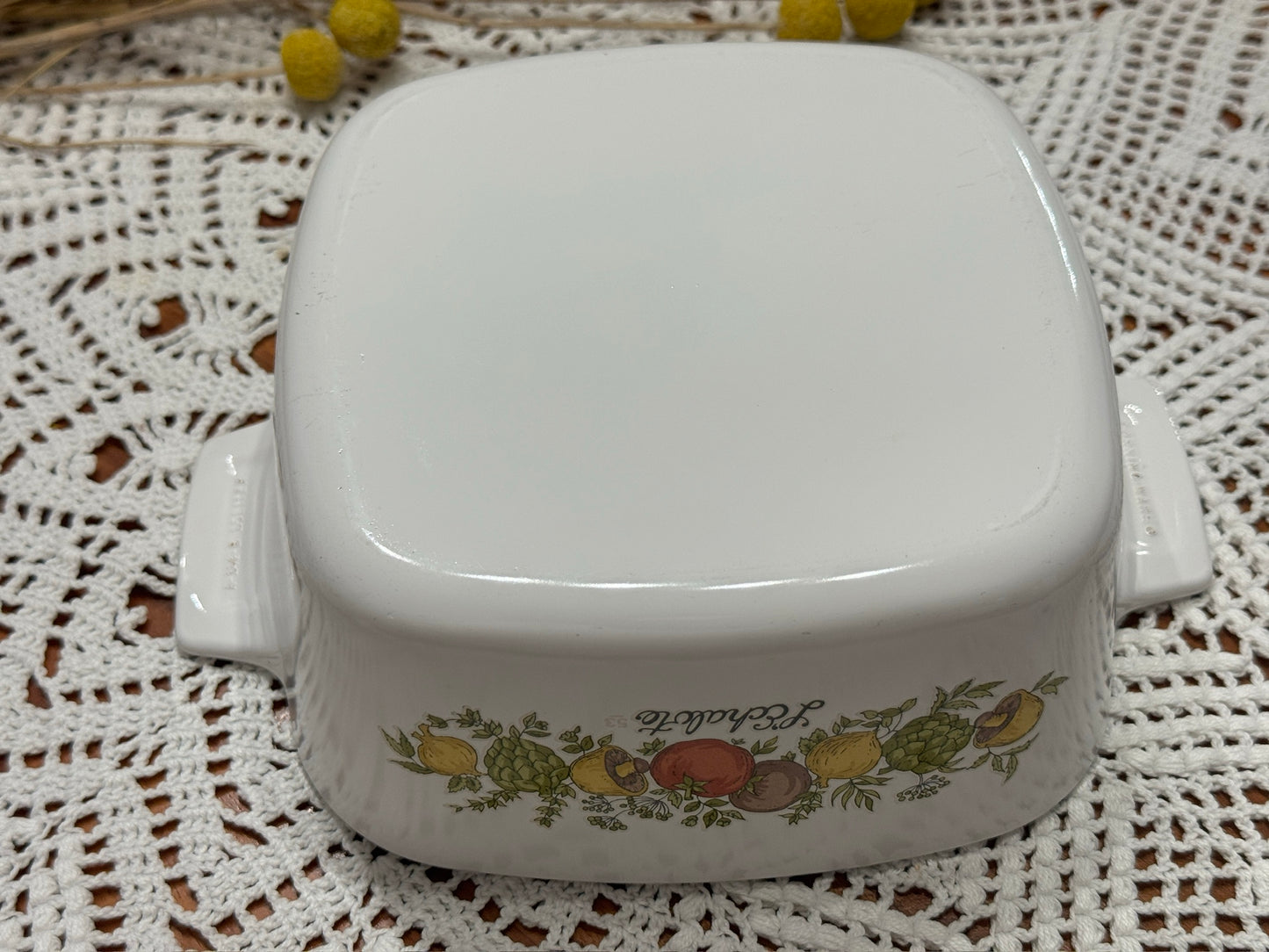 Corning Ware L'Echalote Spice of Life Casserole Dish