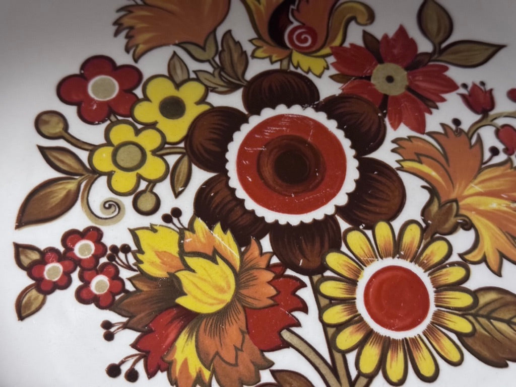 "Festival" Ironstone Myott Dinner Plates