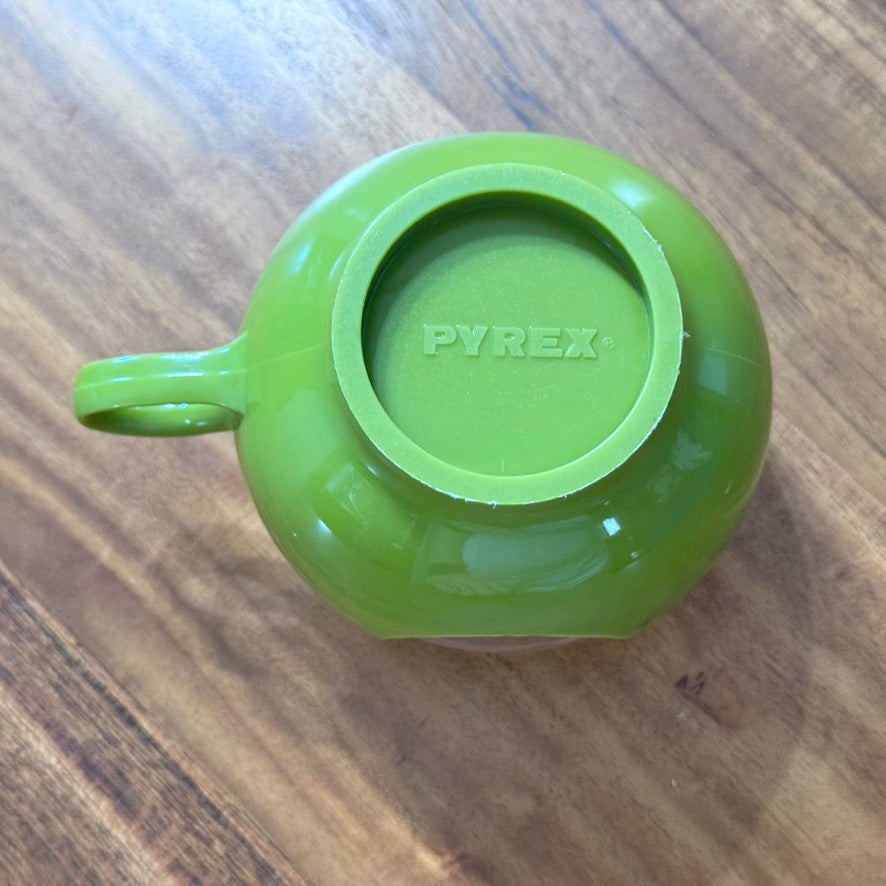 PYREX Avocado Green Glass Drinkup & Party Mug