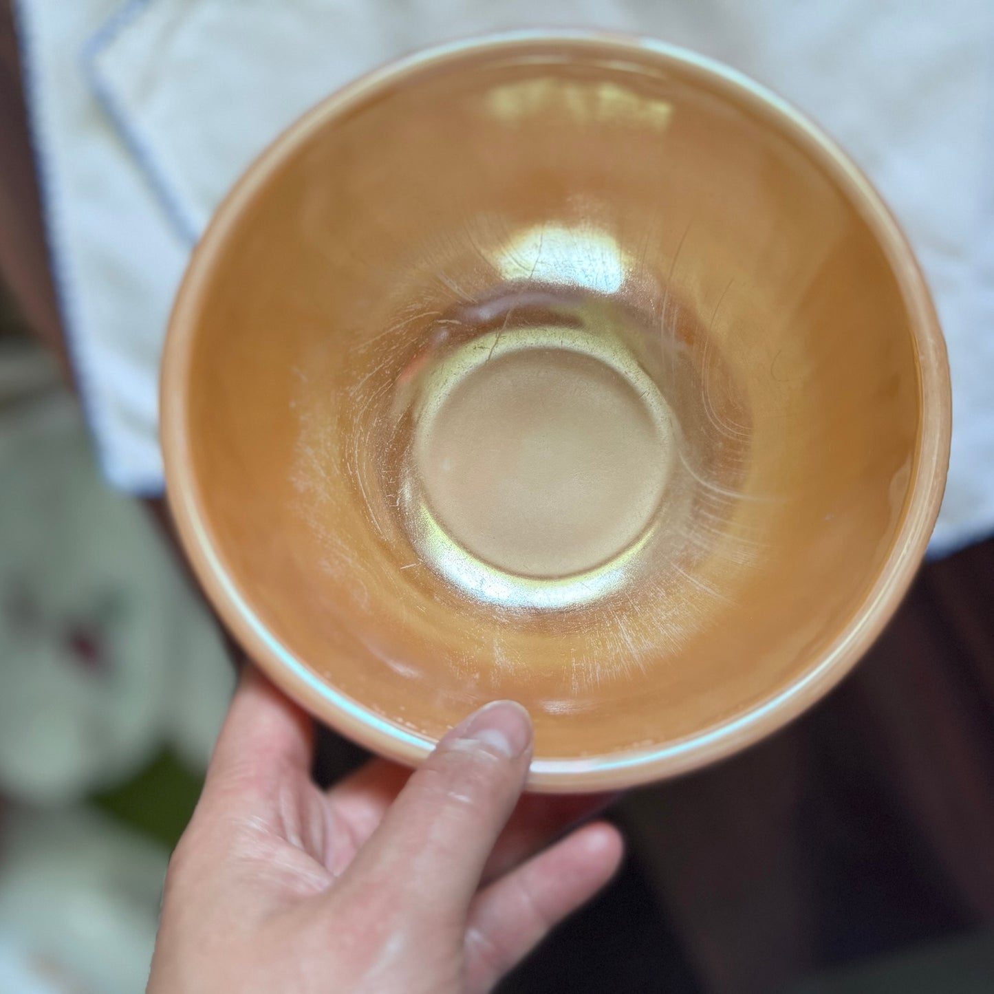 Fire-King Ribbed Swirl Medium Bowls