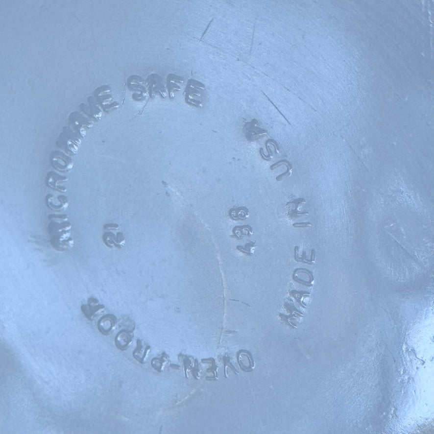 Anchor Hocking Fire-King Meadow Green Casserole Dish