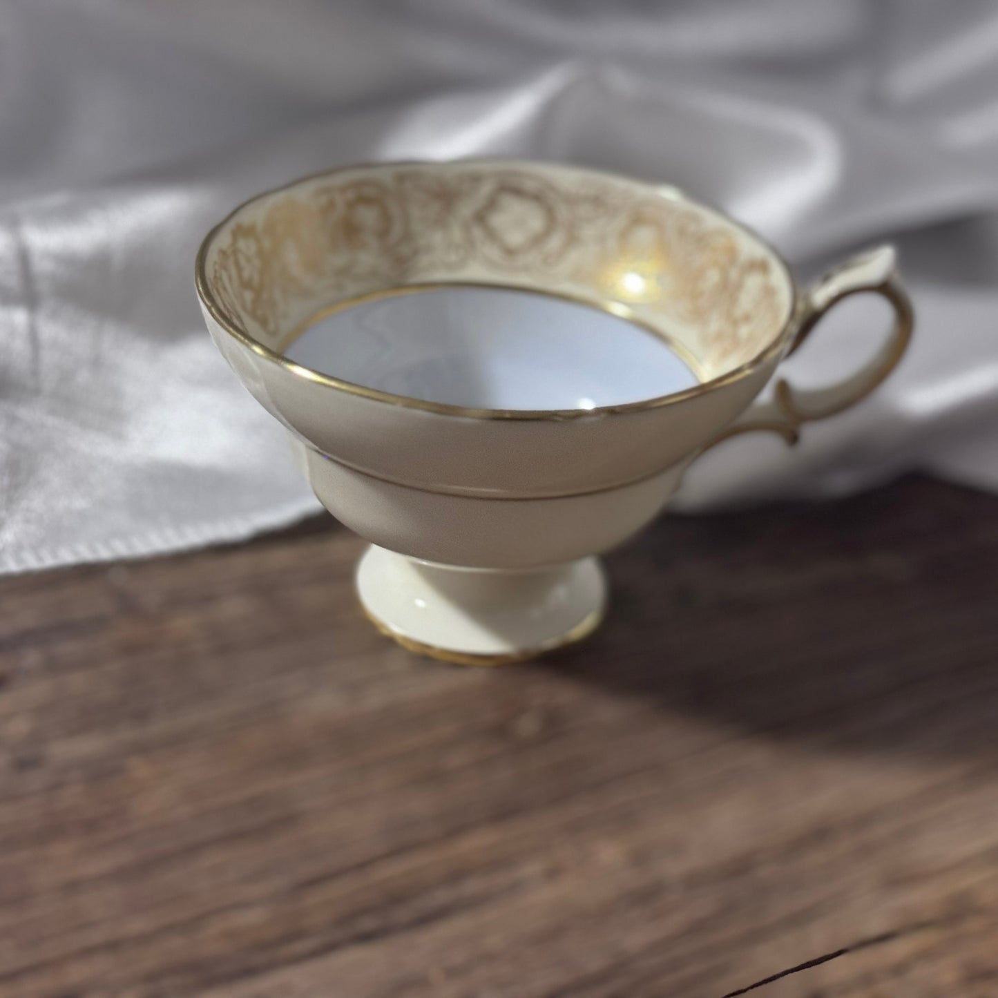 Hammersley Gold Lace Tea Cup and Saucer