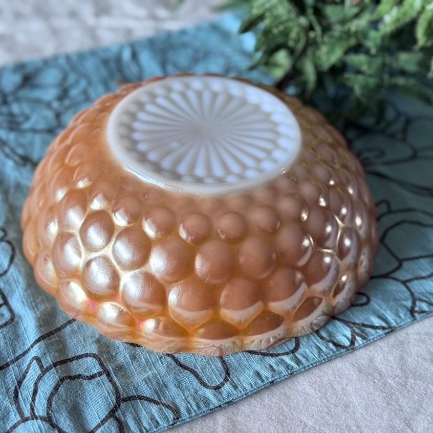 Anchor Hocking Peach Lustre Serving Bowl