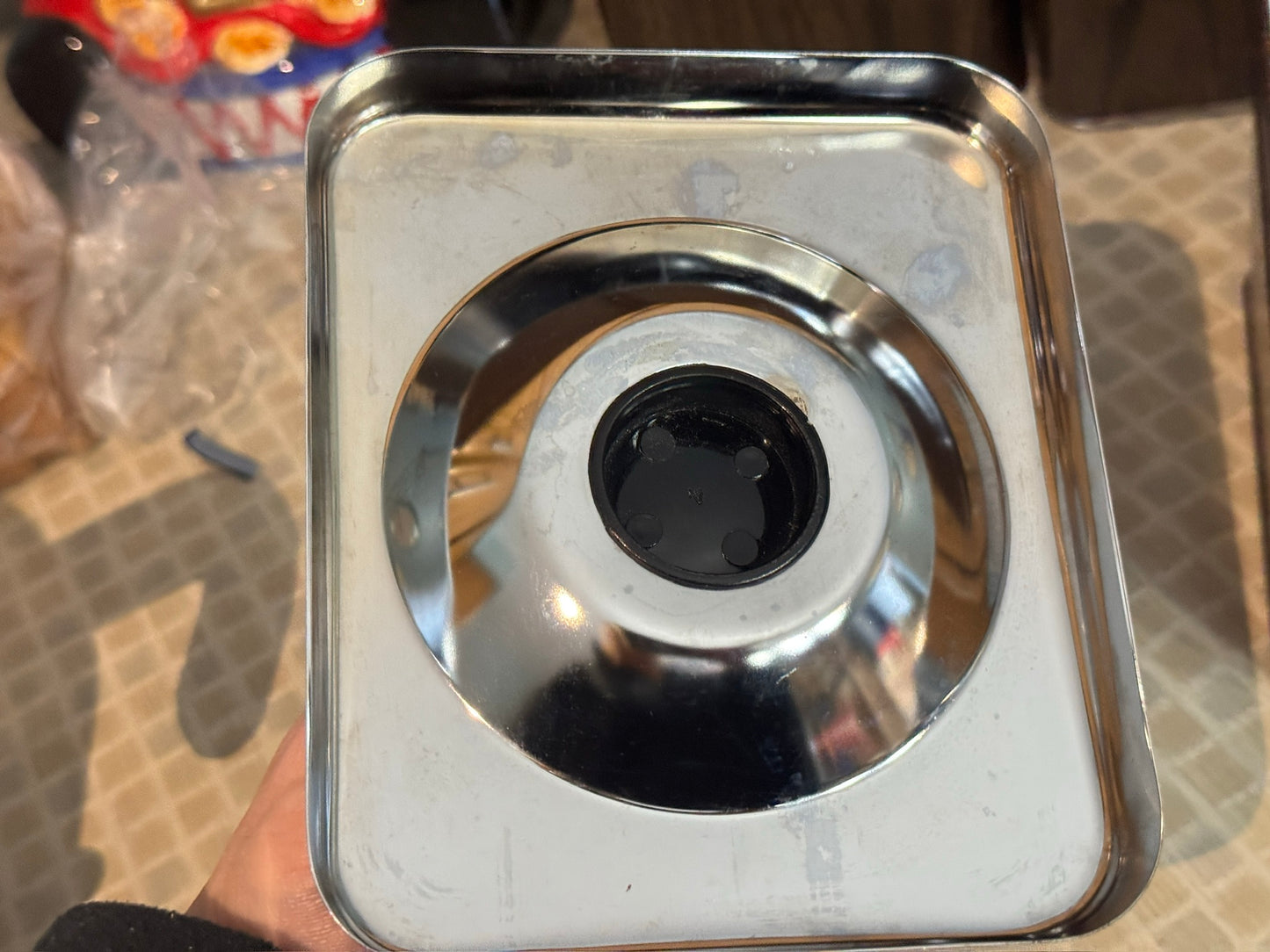 The Queen Line Faux Wood Grain Finish Canister Set