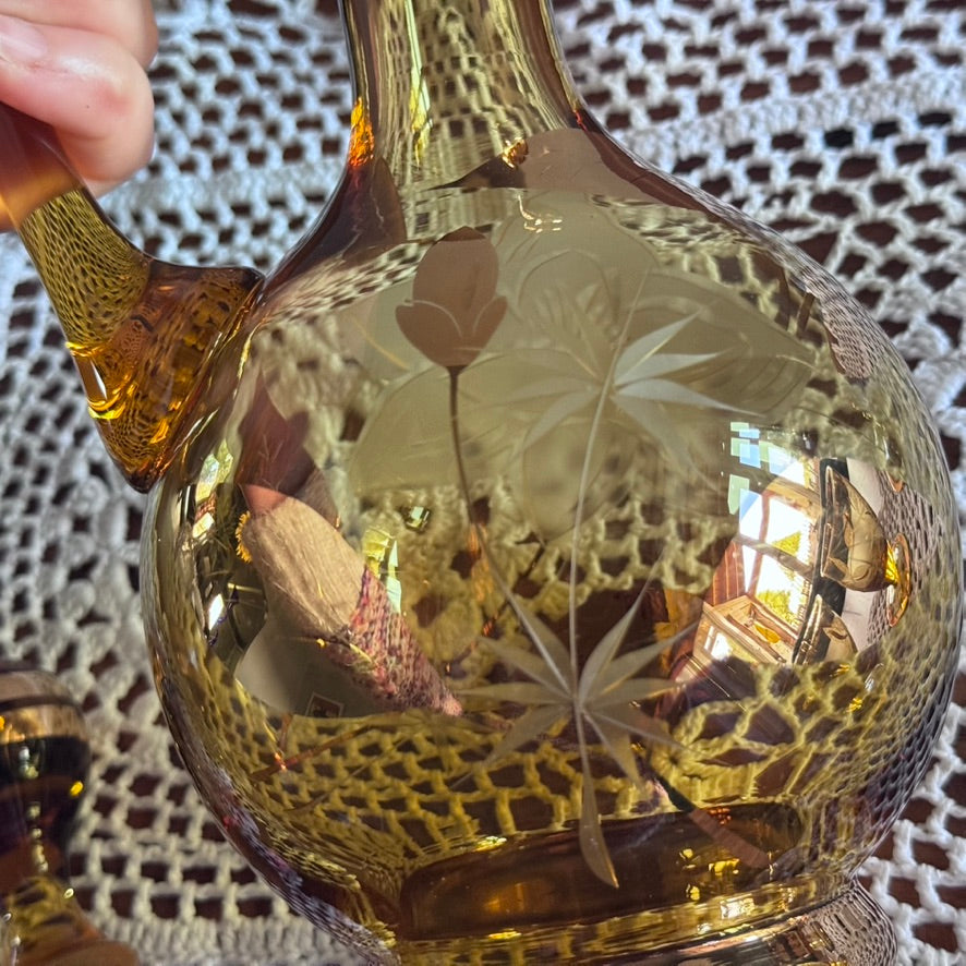 Moser Glass Decanter