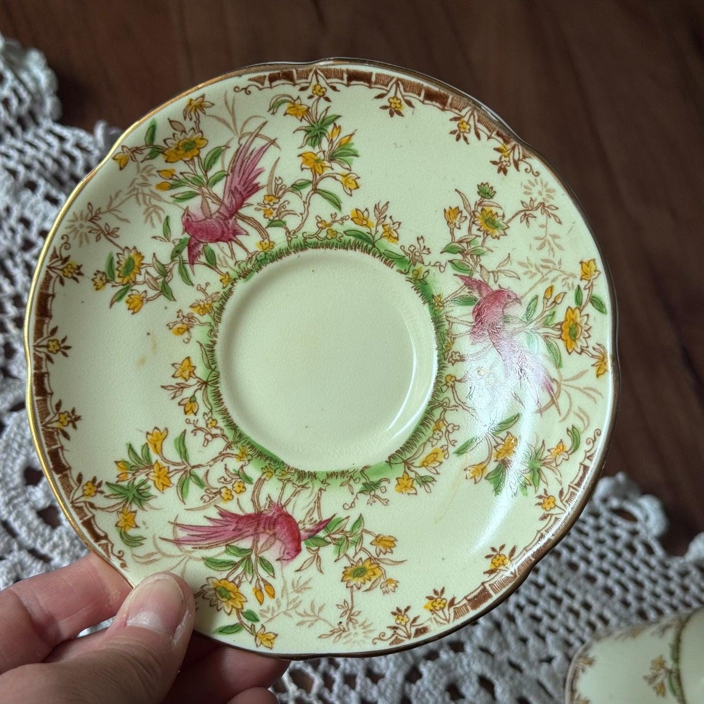 Melba 'Princess' Fine Bone China Teacup and Saucer Set