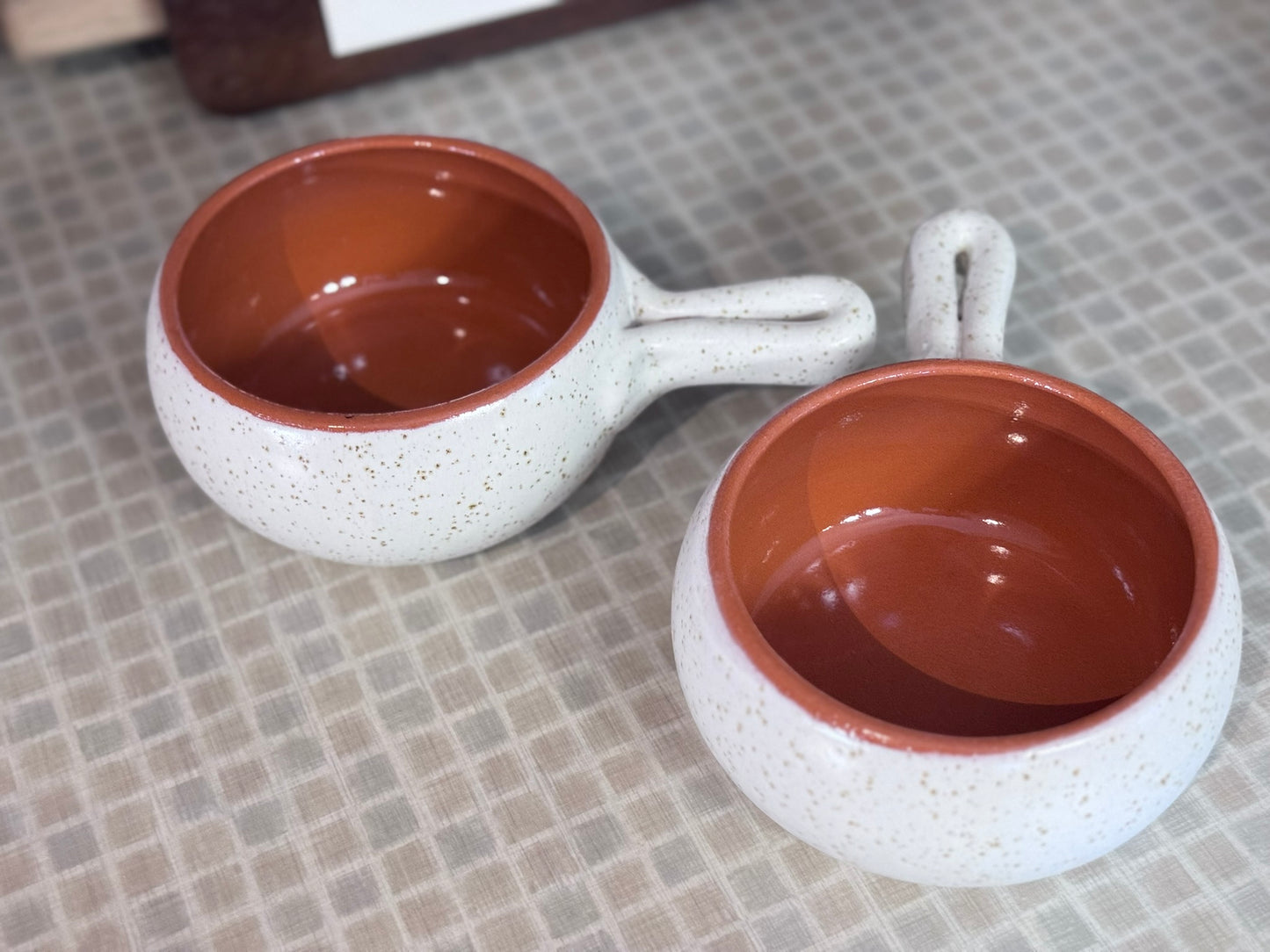De Silva Terracotta Soup/Chili Bowls with Handles