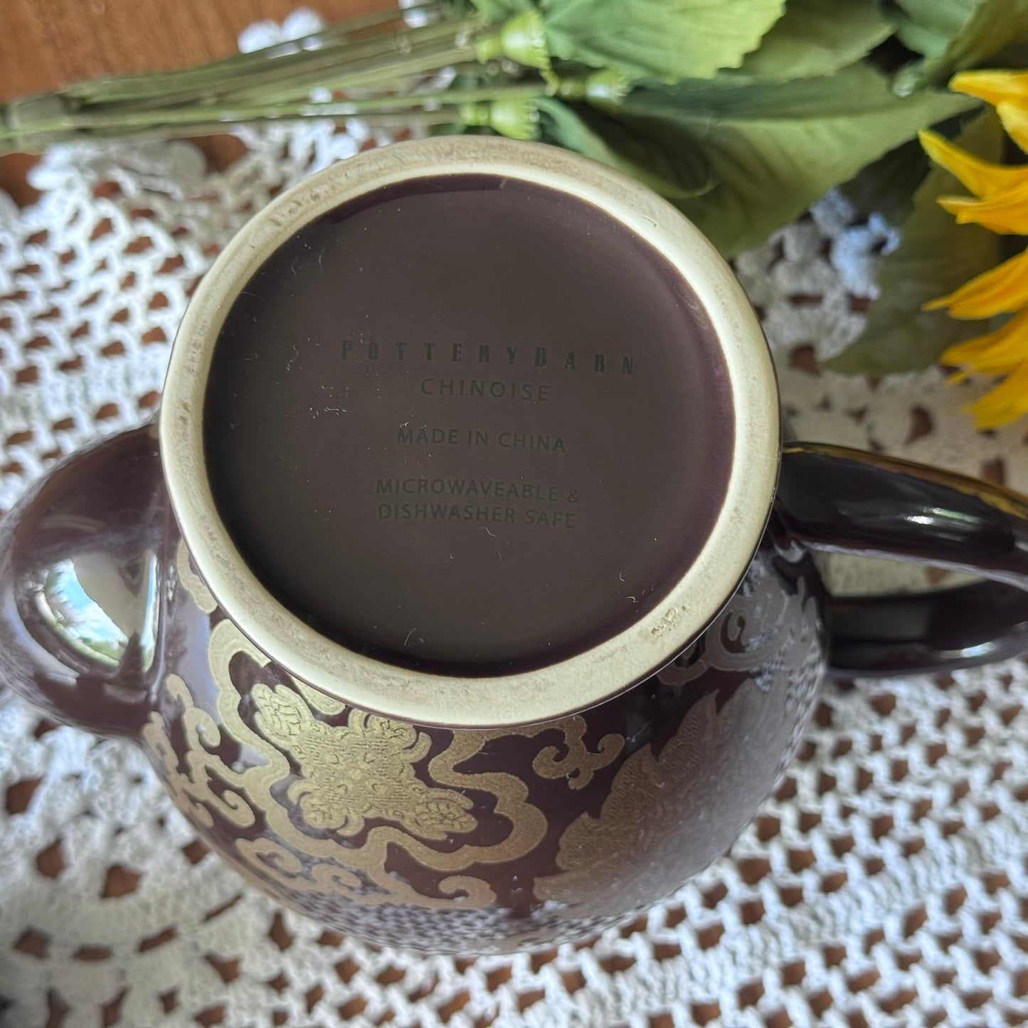 Pottery Barn Chinoise Teapot