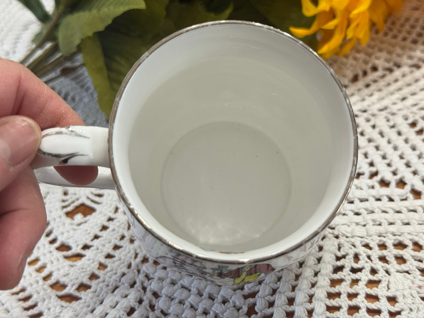 Royal Windsor Bone China Mug "Pearly King and Queen" Pattern