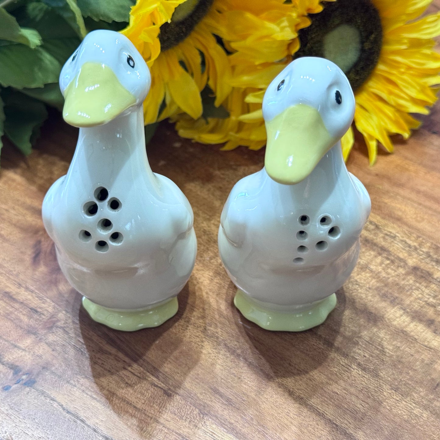 Vintage Duck Salt & Pepper Shakers