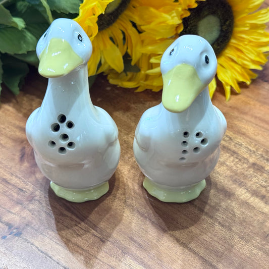 Vintage Duck Salt & Pepper Shakers