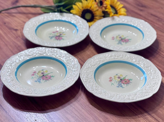 Crown Ducal Large Rim Soup Bowls