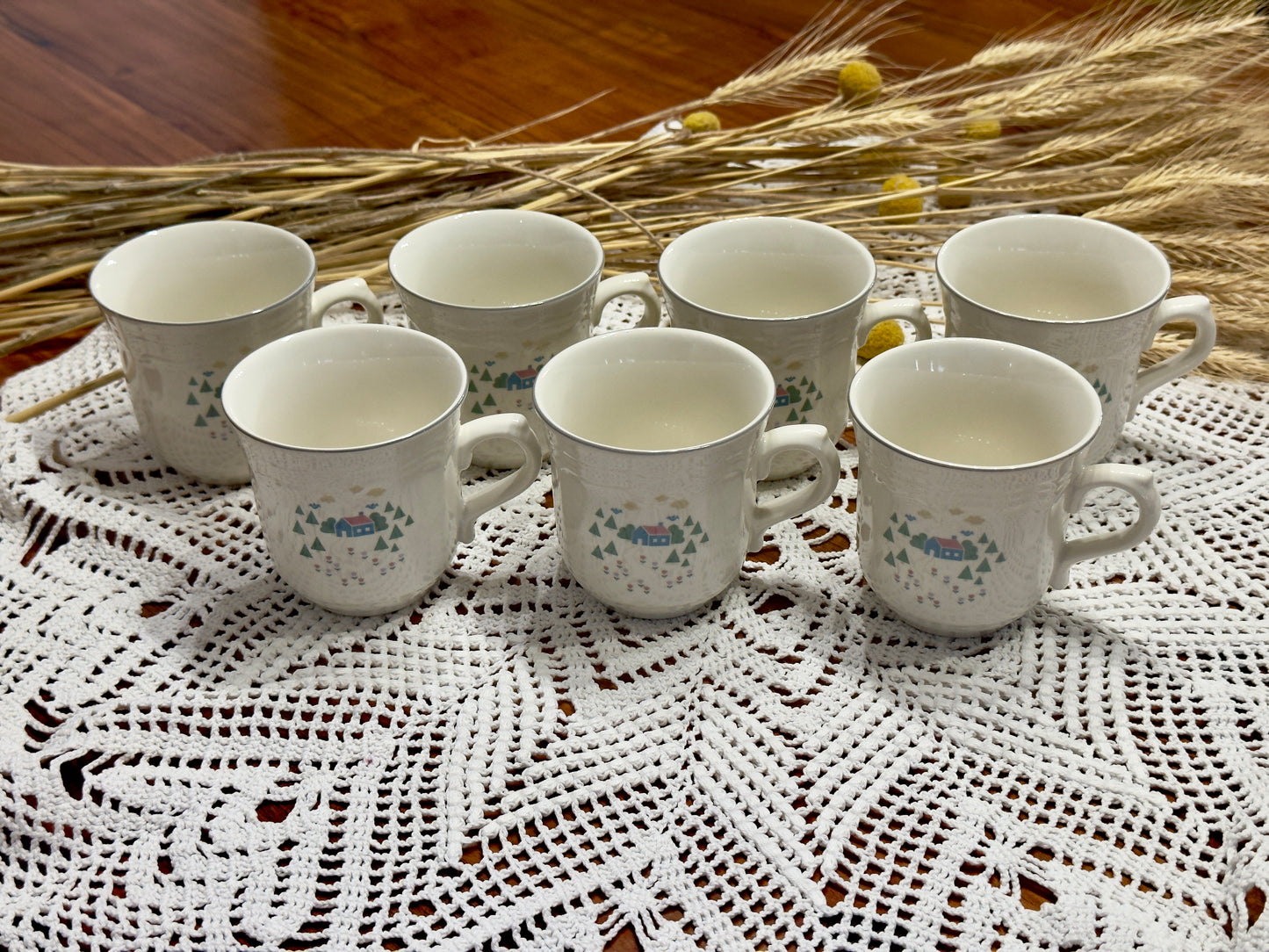 Sango Indonesia Home Sweet Home 1987 Mugs