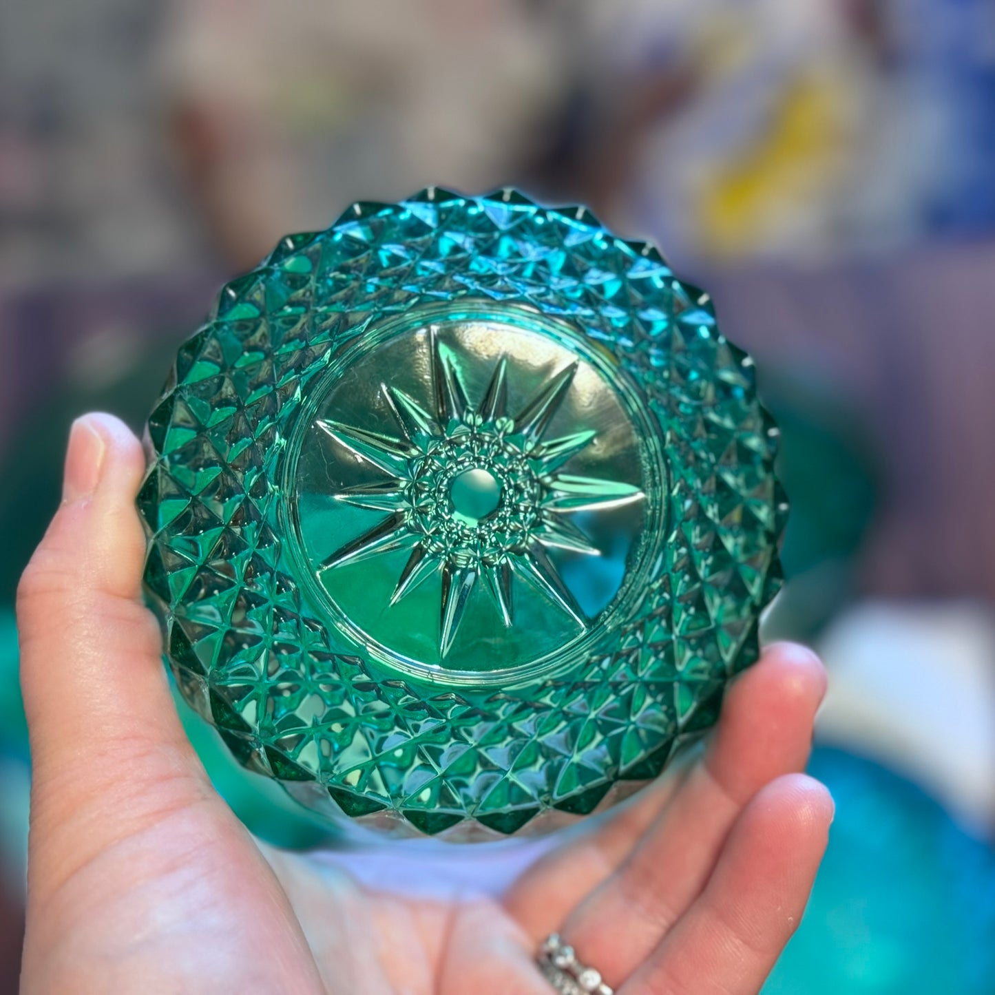 Arcoroc Emerald Green Serving Bowl Set