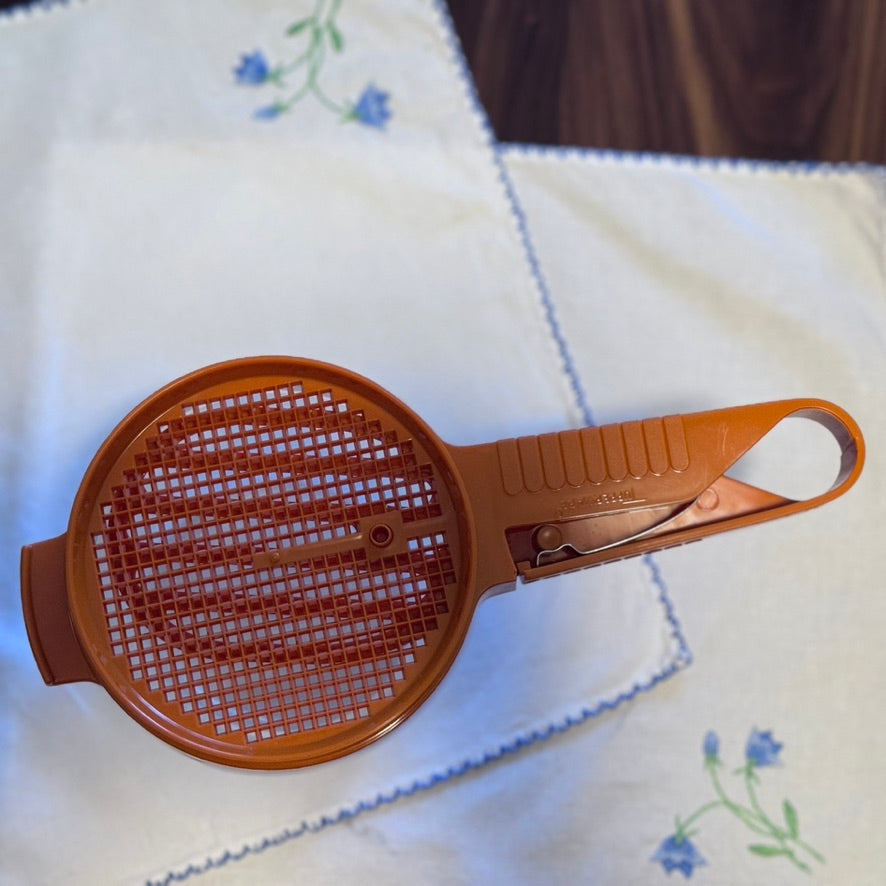 Orange/Clear Tupperware Flour Sifter/Container
