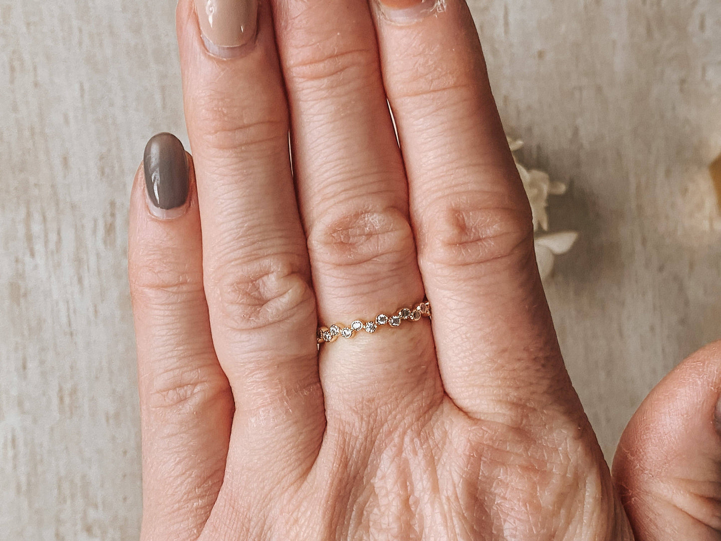 Vintage Scallop Ring: Silver