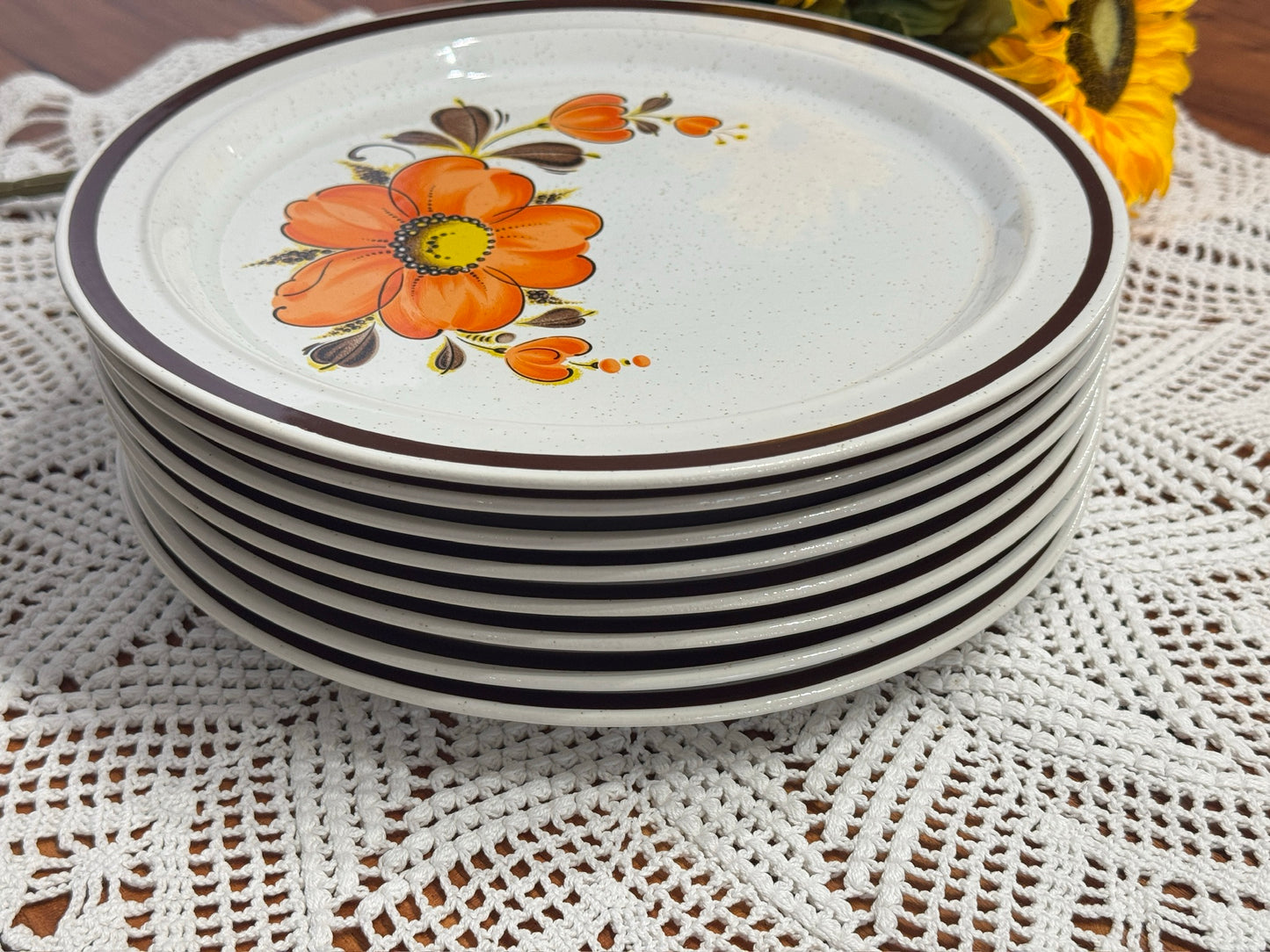 Valencia Japanese Stoneware Dinner Plates