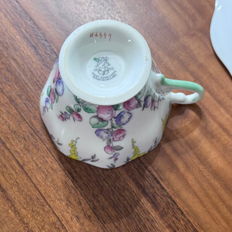 Foley Bone China Teacups and Saucers
