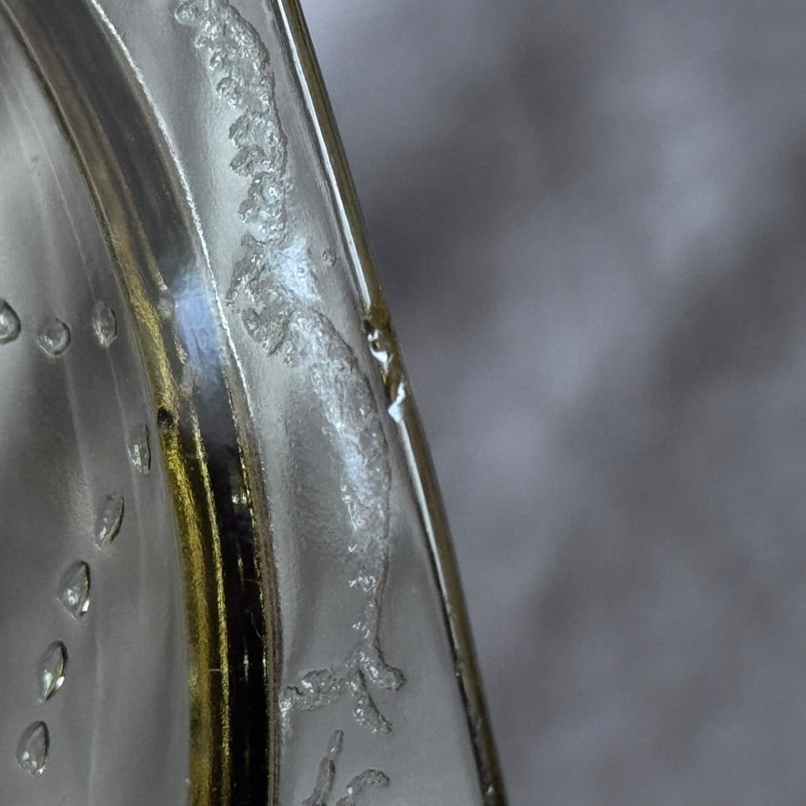 Yellow Depression Glass Saucer