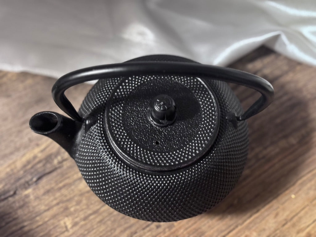 Black Cast Iron Tea Pot/Kettle