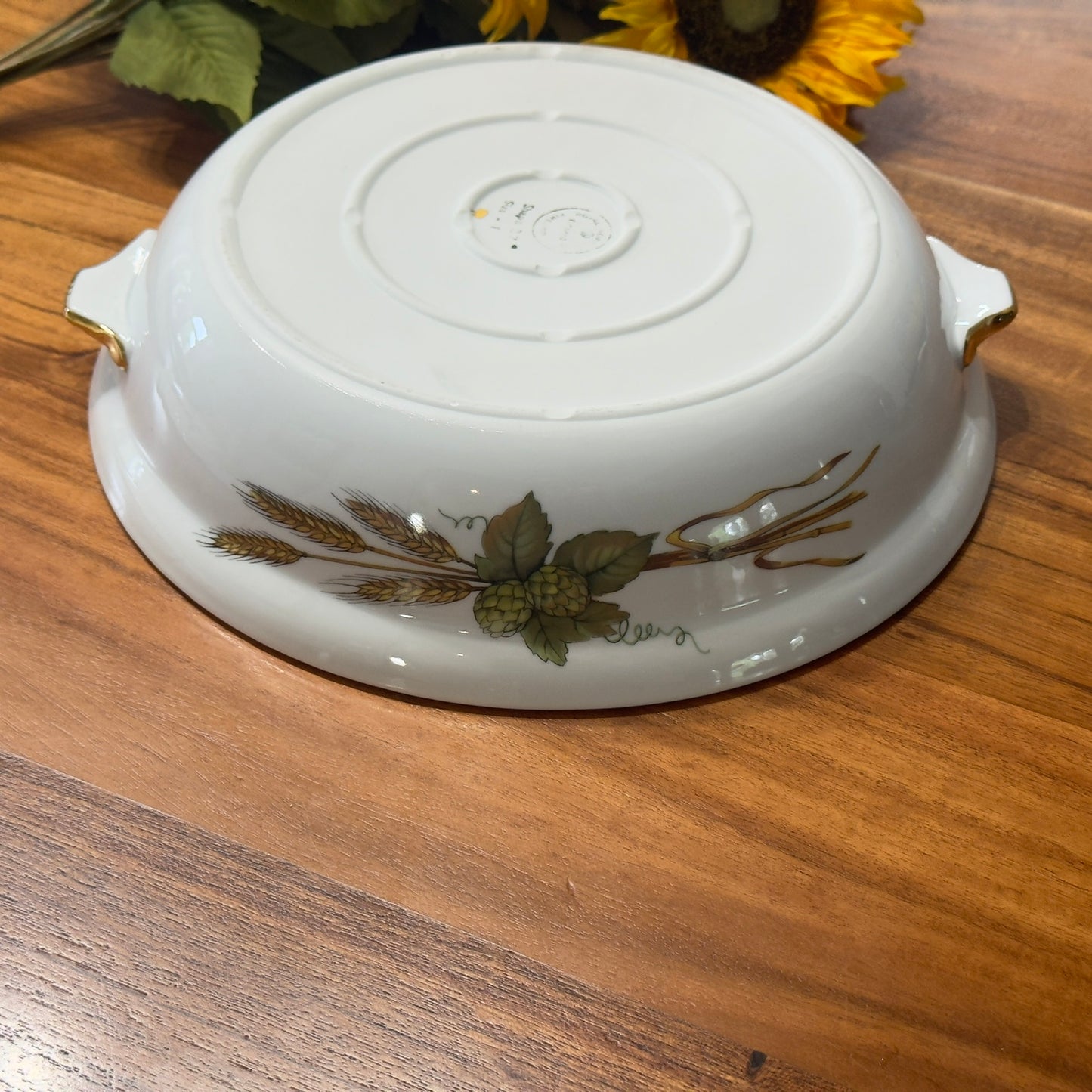 Royal Worcester Evesham Gold Oval Lidded Casserole/Serving Dish