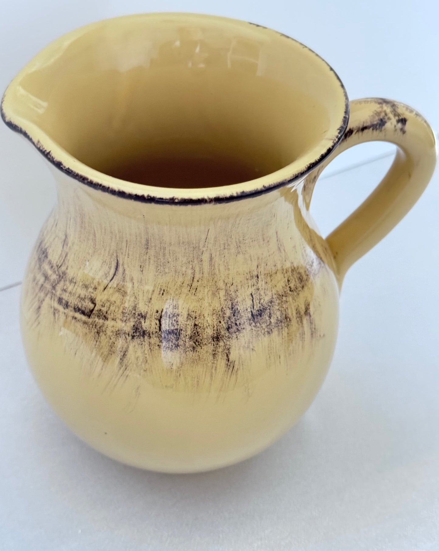 Italian Yellow Pitcher