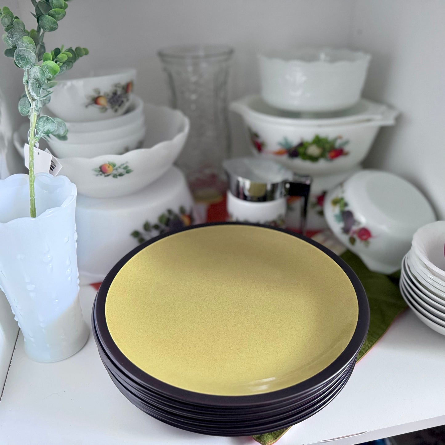 Mikasa Terra Stone "Spring Tea" Dinner Plates