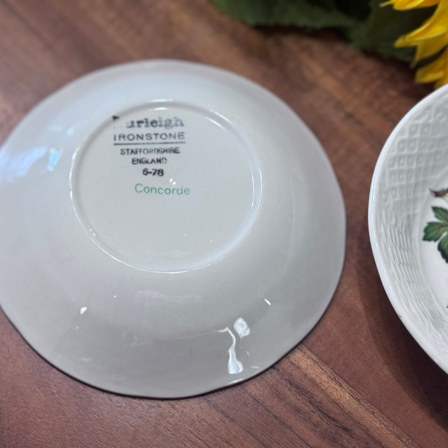 Burleigh Concord Ironstone Dessert Bowl
