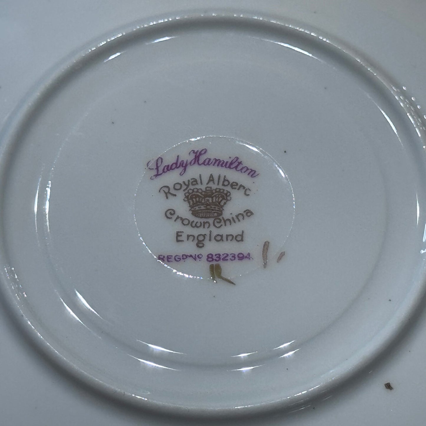'Lady Hamilton' Royal Albert Teacup & Saucer Set
