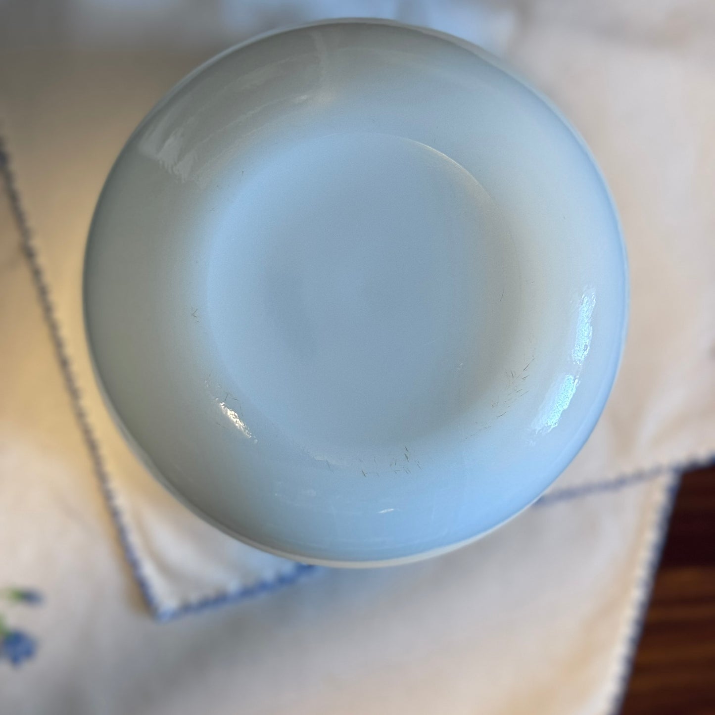 Milk Glass Atomic Gold Ice Bucket