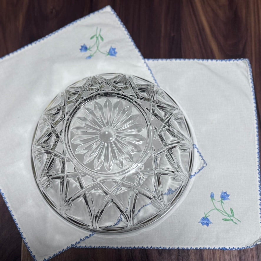 Reims France Glass Serving Bowl