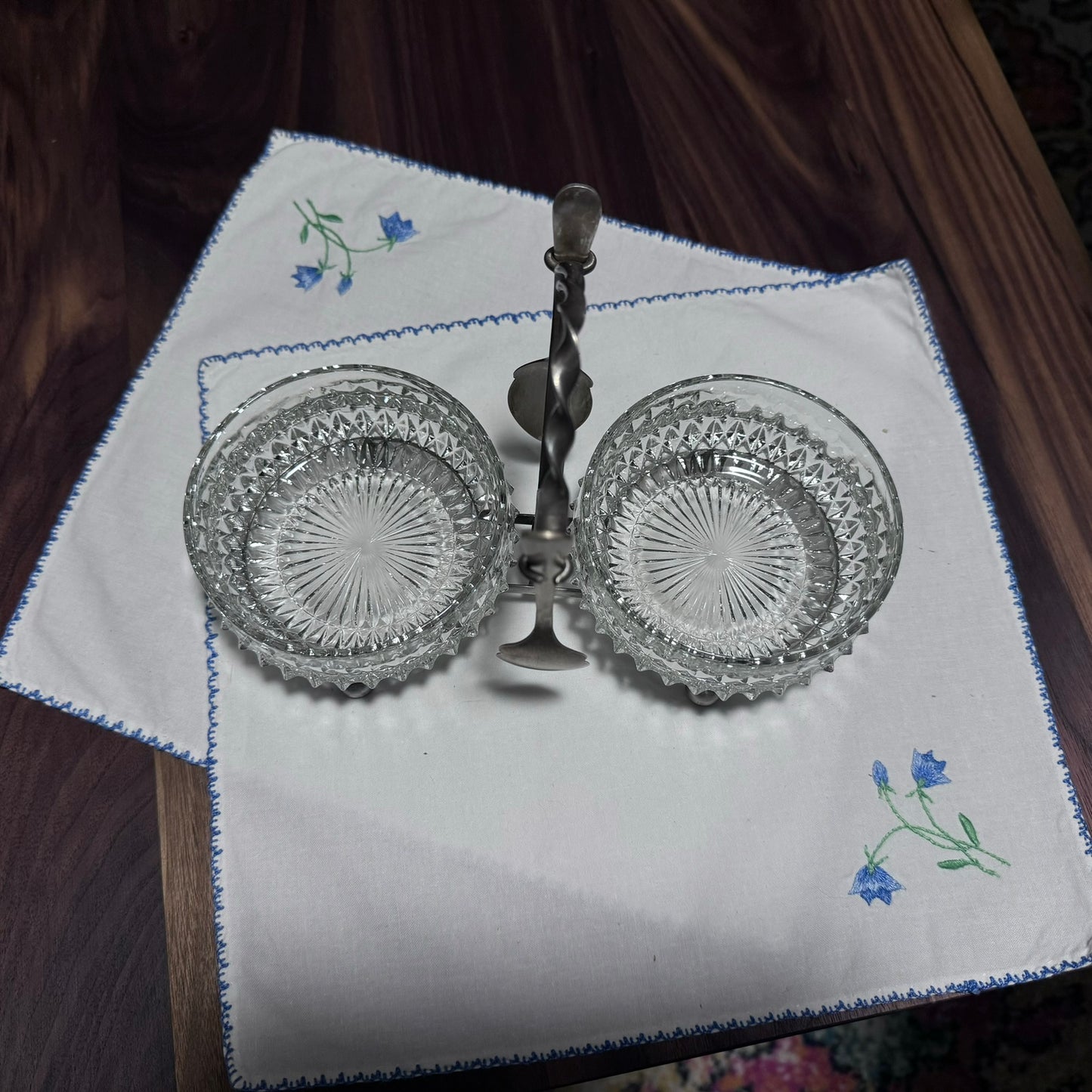 Vintage I.F.S LTD England Silver Plate Condiment Serving Dish