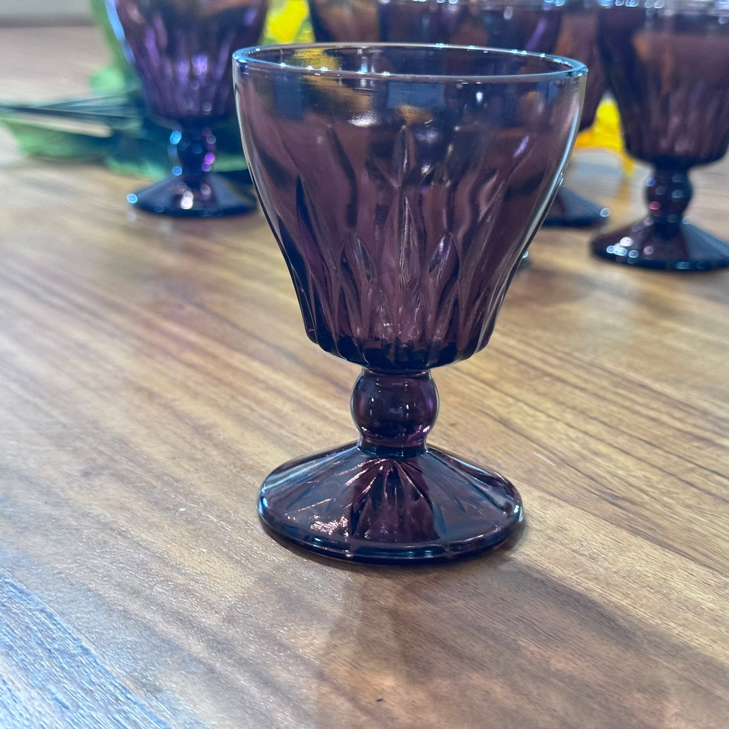 Moroccan Amethyst Hazel Atlas Goblets
