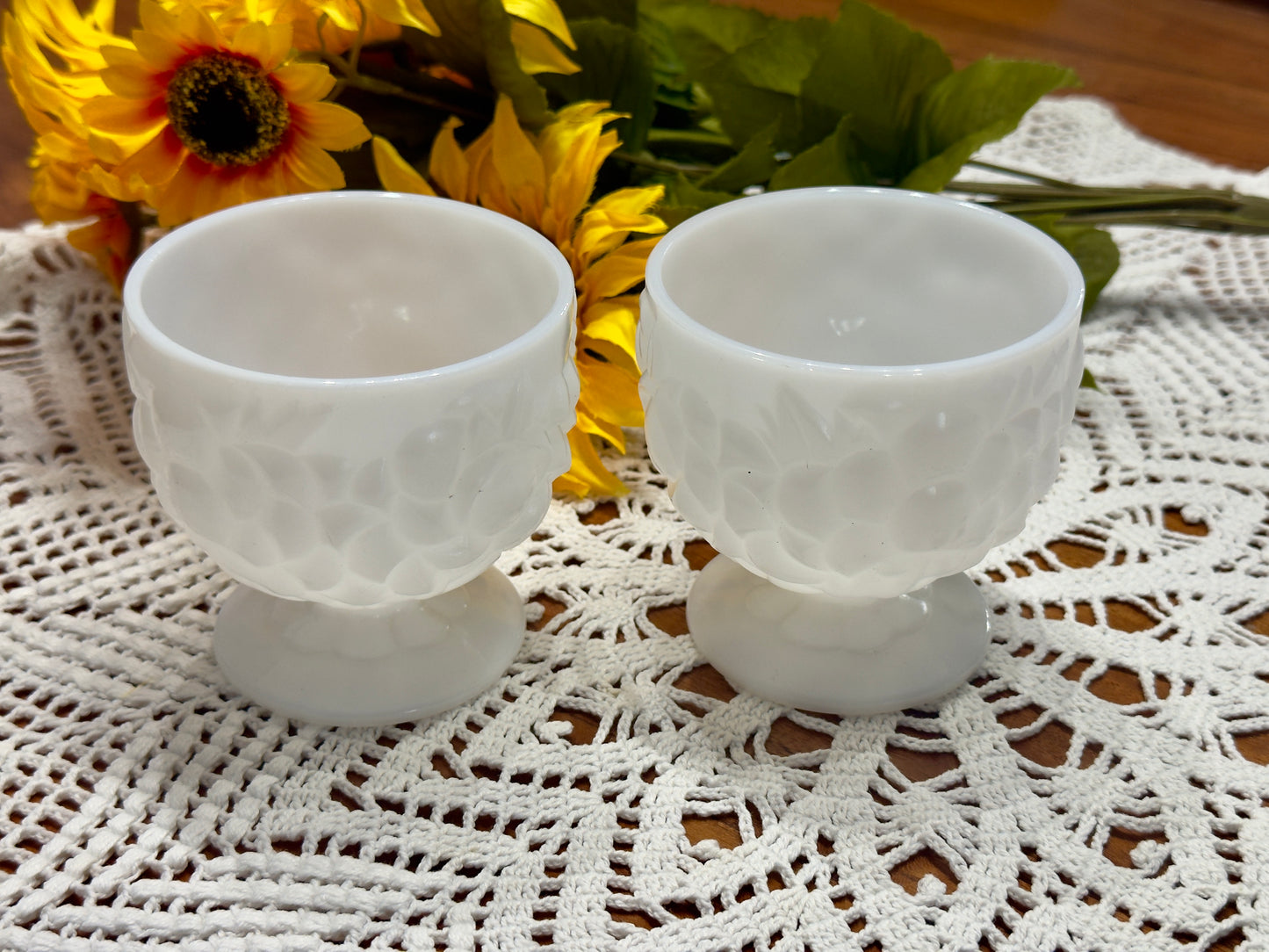 Vintage Milk Glass Compote/Dessert Cup