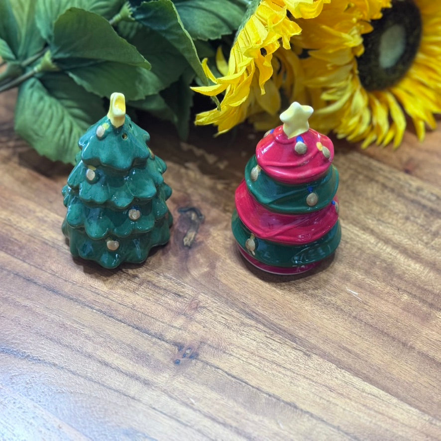 Christmas Tree Salt & Pepper Shakers