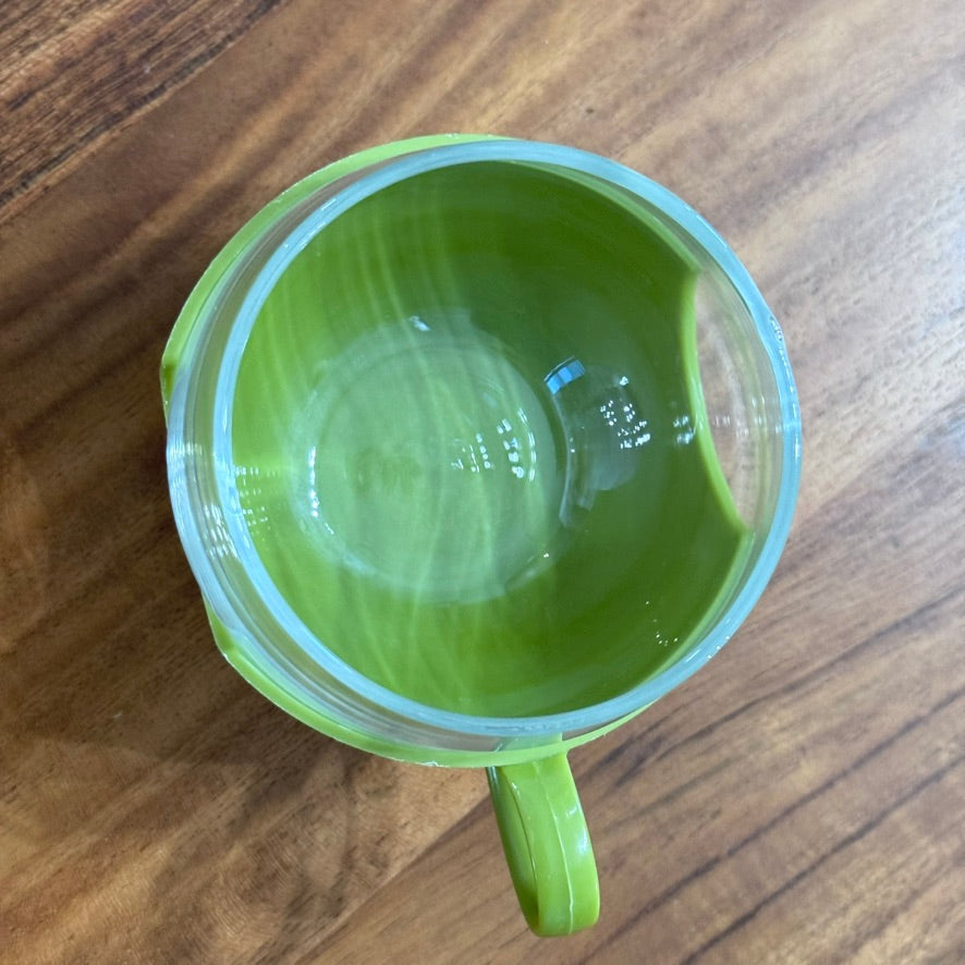 PYREX Avocado Green Glass Drinkup & Party Mug