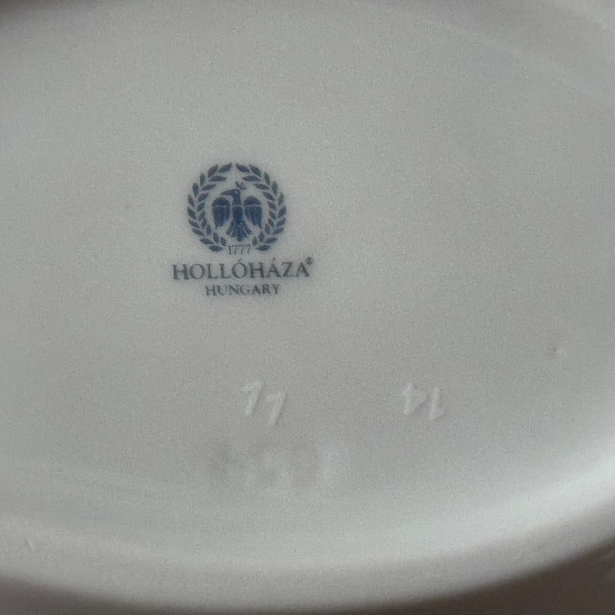 Vintage Endre Szasz Hollohaza Hungary Porcelain Trinket Dish