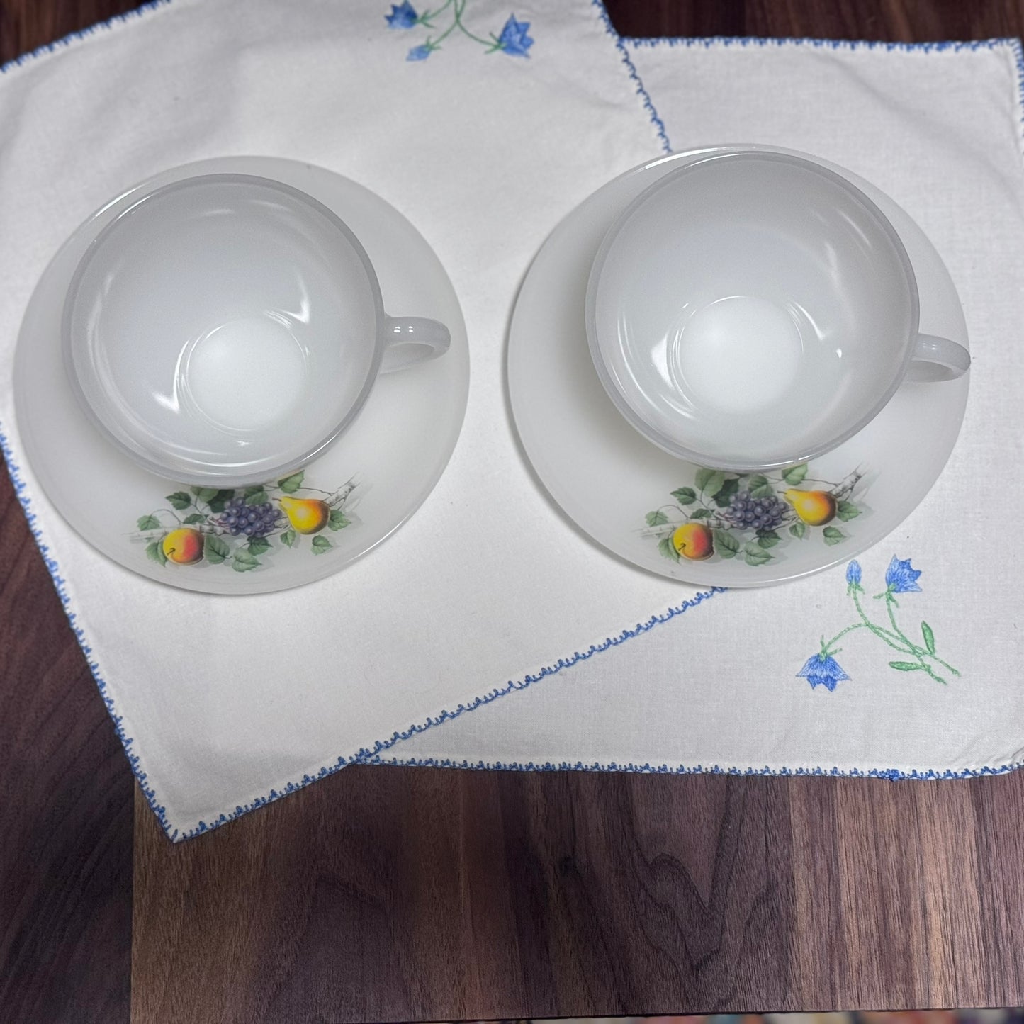 Arcopal Fruit de France Tea/Coffee Cups and Saucers