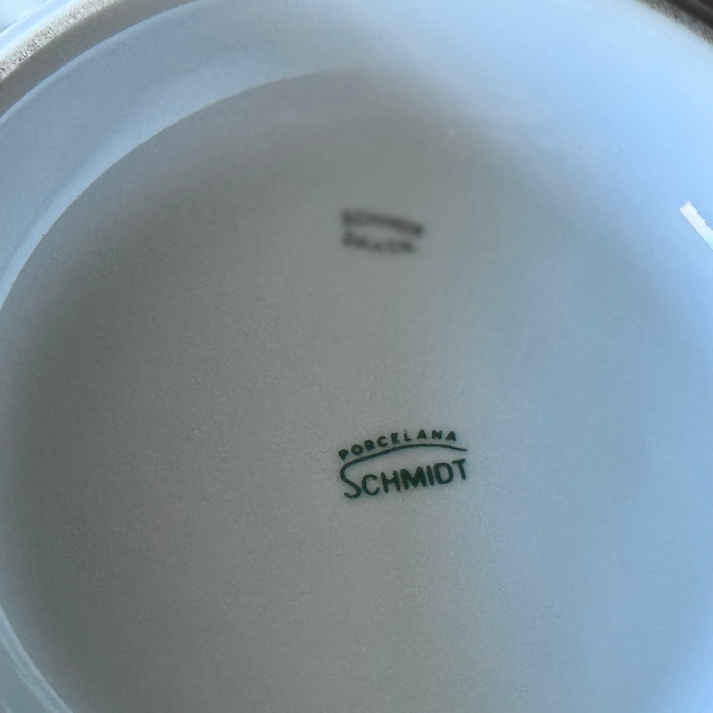Schmidt Porcaline Peacock Lace Bowl