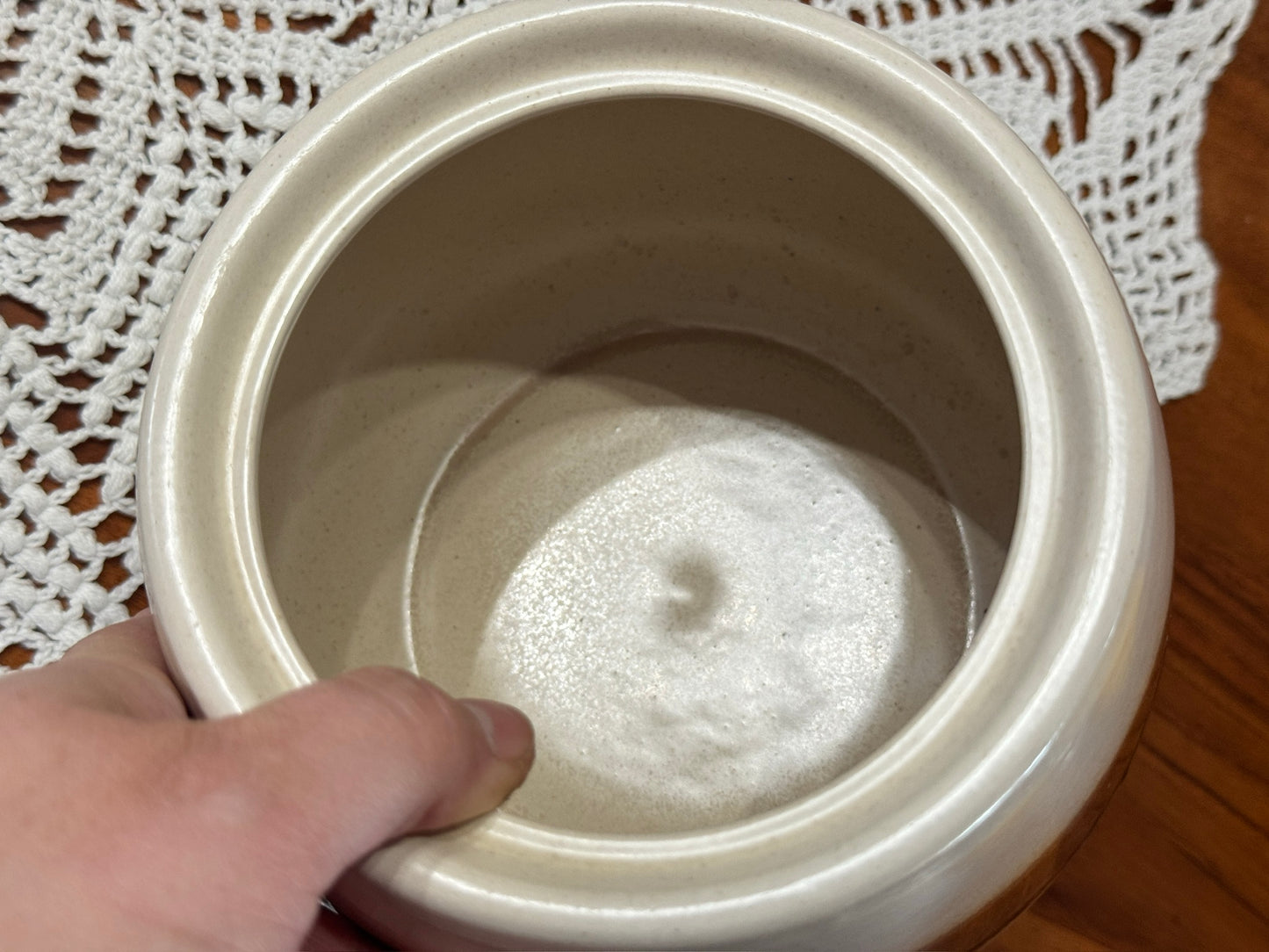 Vintage Beauce Ceramic 'Yukon' Lidded Jar