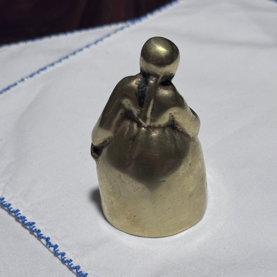 Antique Brass Bell-Farmhouse/Primitive Lady