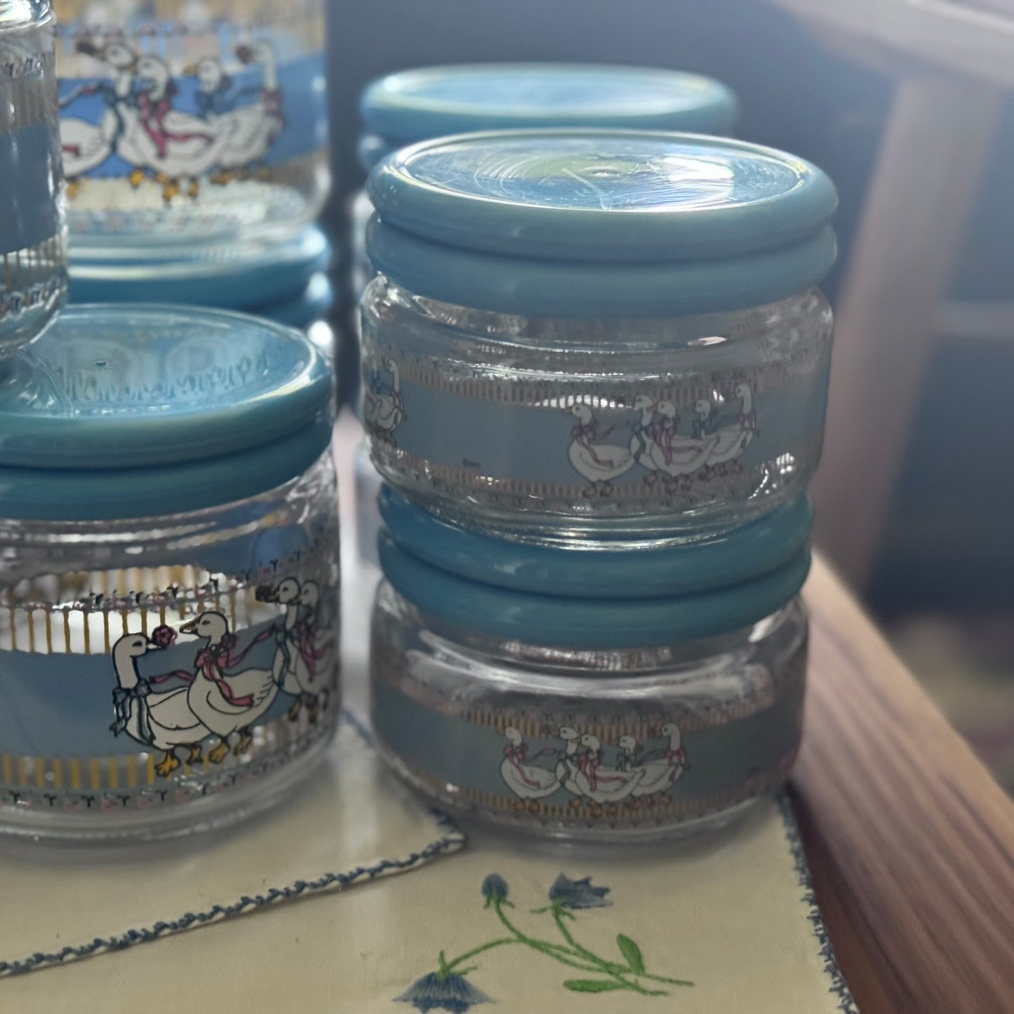 Kig Indonesia Geese Glass Canisters/Jars