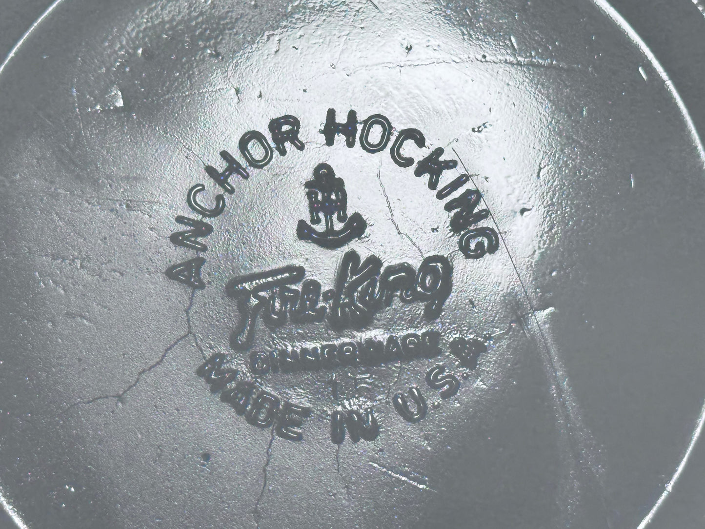 Anchor Hocking Fire-King Swirl Salad Plates